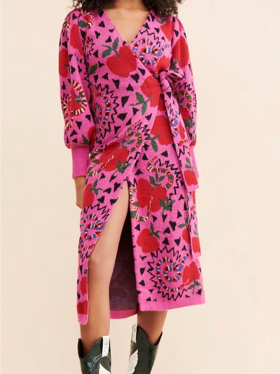 FARM Rio Dresses & Skirts - FARM Rio Snake Fruit Sweater Dress